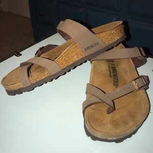 Tan Birkenstock’s